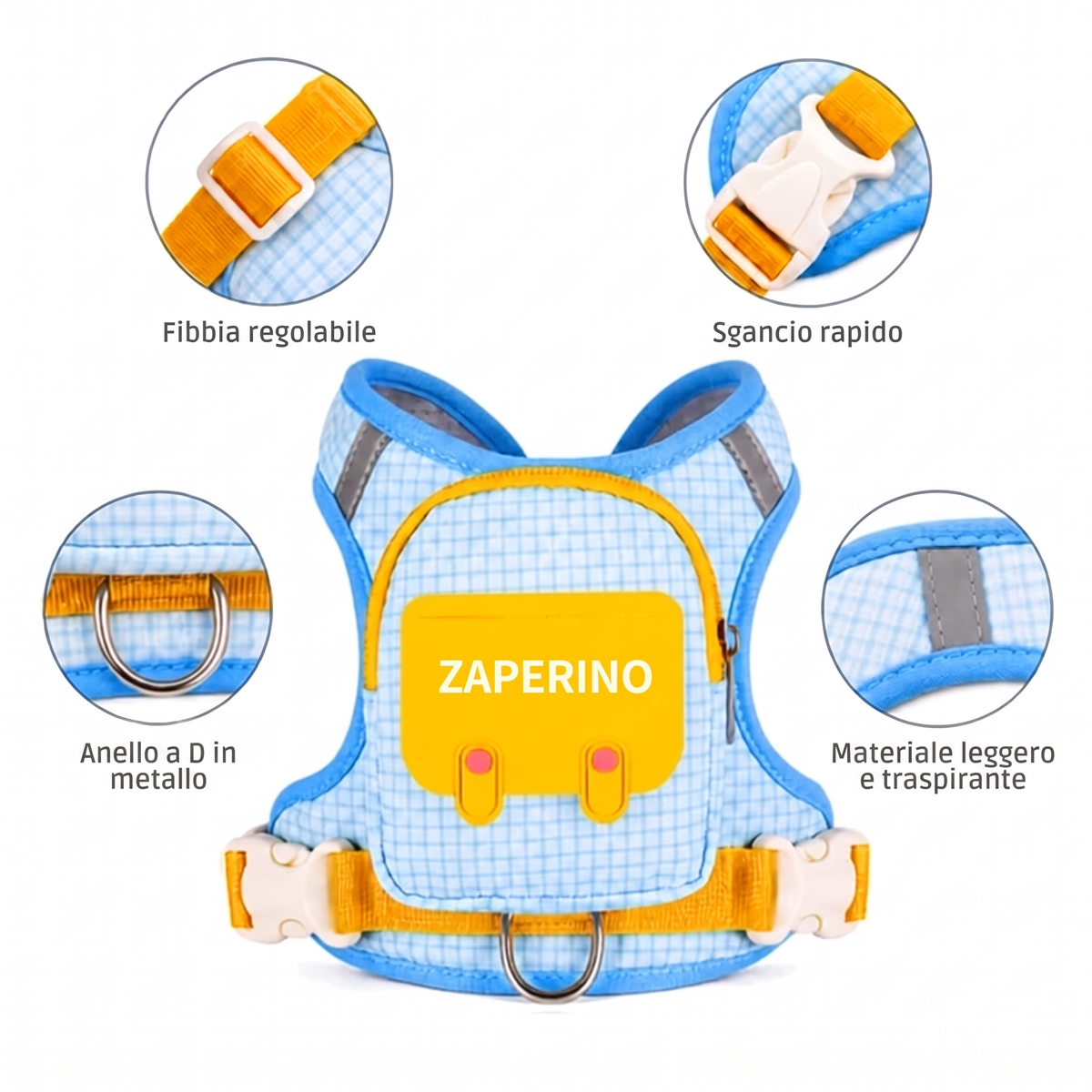 Zainetto adorabile per cani avventura